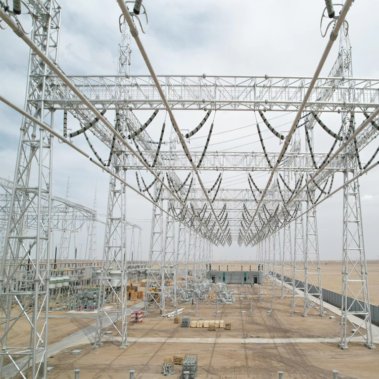 Gantry Steel Pole SubstationTransformer Structures forElectrical Power Gantry Steel Pole SubstationTransformer Structures forElectrical Power